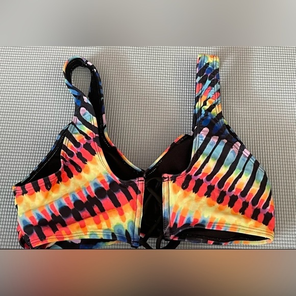 Tie dye Print Boy Short Bikini Size Large New - Picture 3 of 6